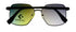 Converse Black Womens Sunglasses Square Metal Smoke Gradient Lens H095